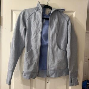 Lululemon Light Blue Zip-Up Jacket